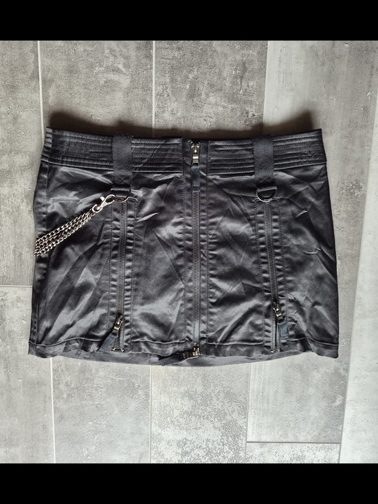 Guess Dresses & Skirts - Black Guess Mini Skirt with Front Zipper Detail